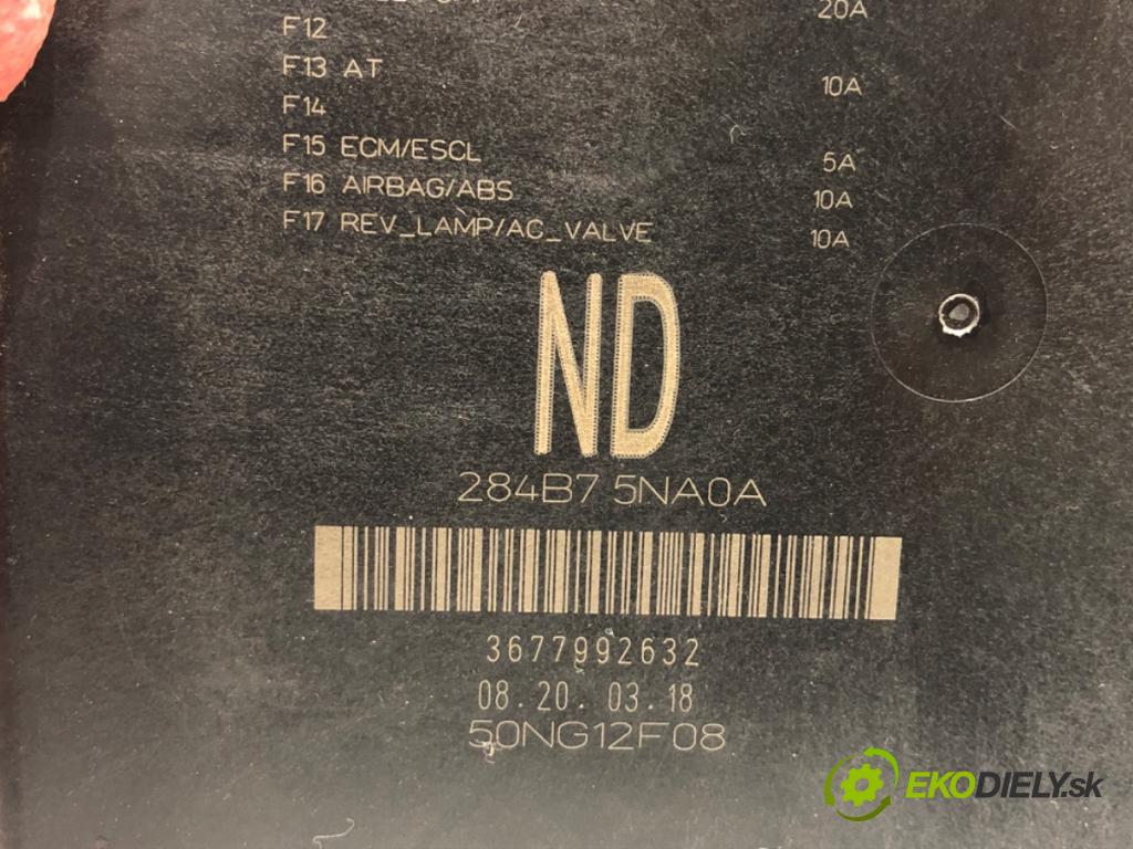 NISSAN X-TRAIL III (T32_, T32R, T32RR) 2013 - 2022    1.6 DIG-T (T32) 120 kW [163 KM] benzyna 2015 - 2022  modul BSI 284B75NA0A (Pojistkové skříňky)
