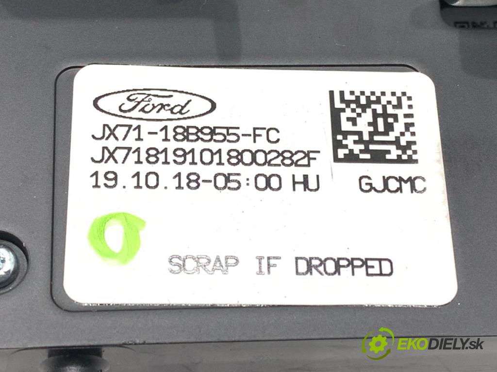 FORD FOCUS IV (HN) 2018 - 2022    1.0 EcoBoost 92 kW [125 KM] benzyna 2018 - 2022  Dislpej JX71-18B955-FC (Prístrojová doska, displej)