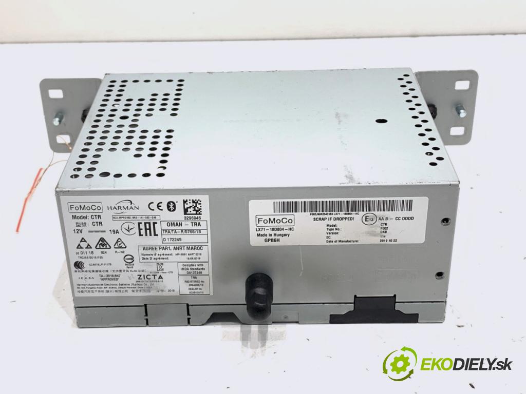 FORD FOCUS IV (HN) 2018 - 2022    1.0 EcoBoost 92 kW [125 KM] benzyna 2018 - 2022  RADIO LX71-18D804-HC (Audio zariadenie)