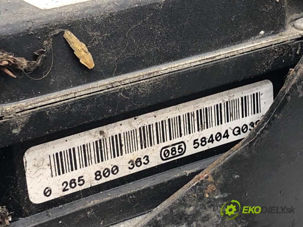 SEAT IBIZA III (6L1) 2002 - 2009    1.4 16V 55 kW [75 KM] benzyna 2002 - 2007  Pumpa ABS 6Q0907379AA 0265800363 (Pumpa ABS)