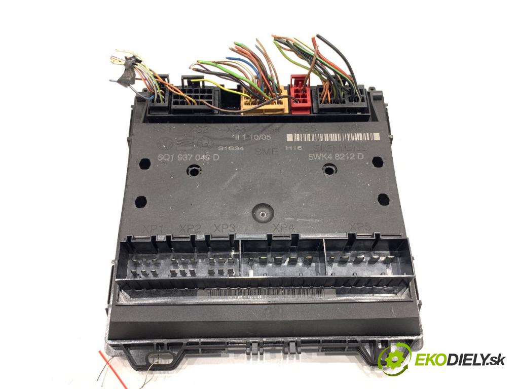 SEAT IBIZA III liftback 2005 55 kW 1.4 16V 1390 Modul komfortu 6Q1937049D (Modul komfortu)