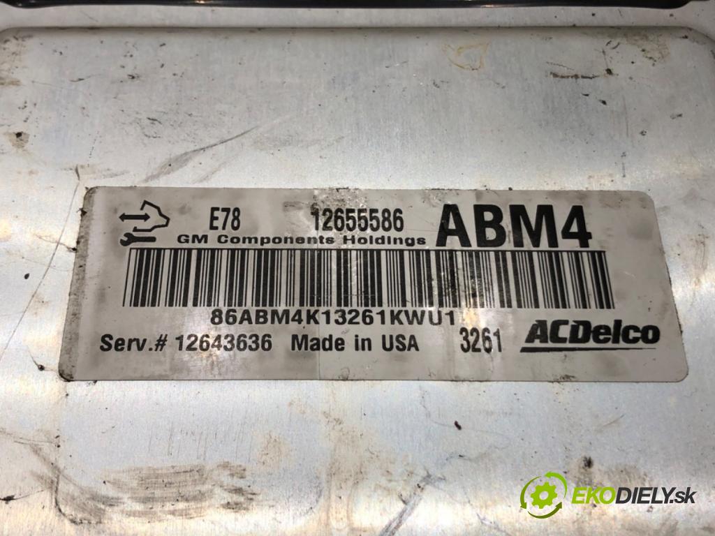 OPEL ASTRA J Kombi 2013 103 kW 1.4 Turbo (35) 1364 riadiaca jednotka Motor 12655586 (Riadiaca jednotka)