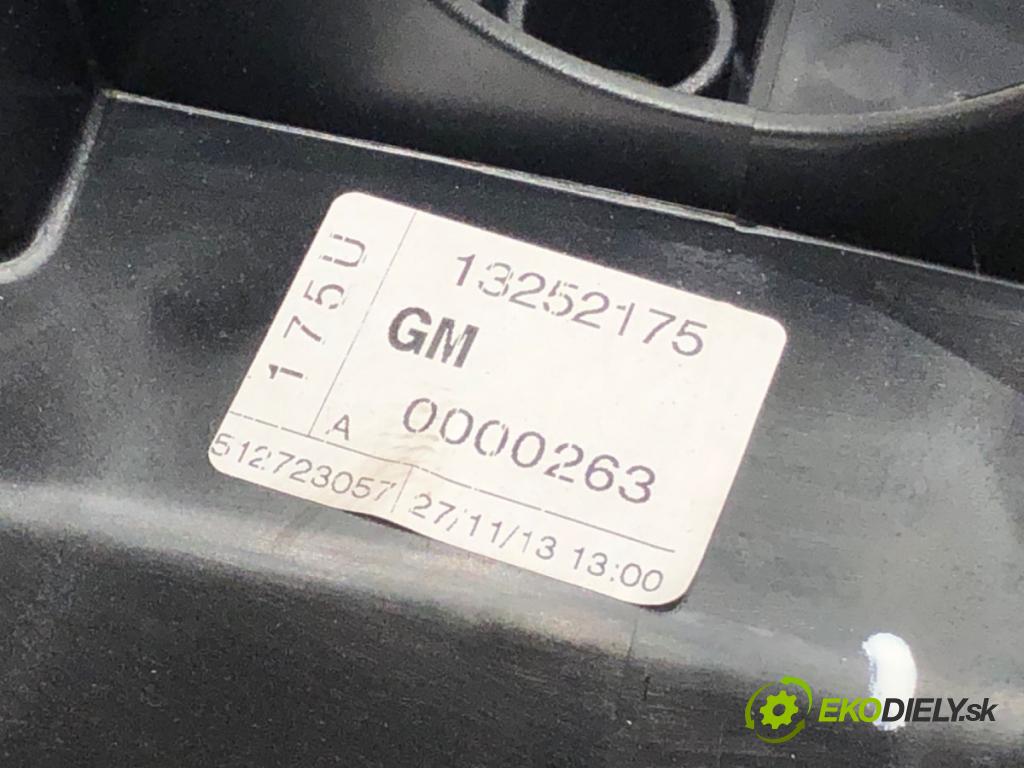 OPEL ASTRA J Kombi 2013 103 kW 1.4 Turbo (35) 1364 PEDÁL: manuální 13252702 13252175 (Pedály)