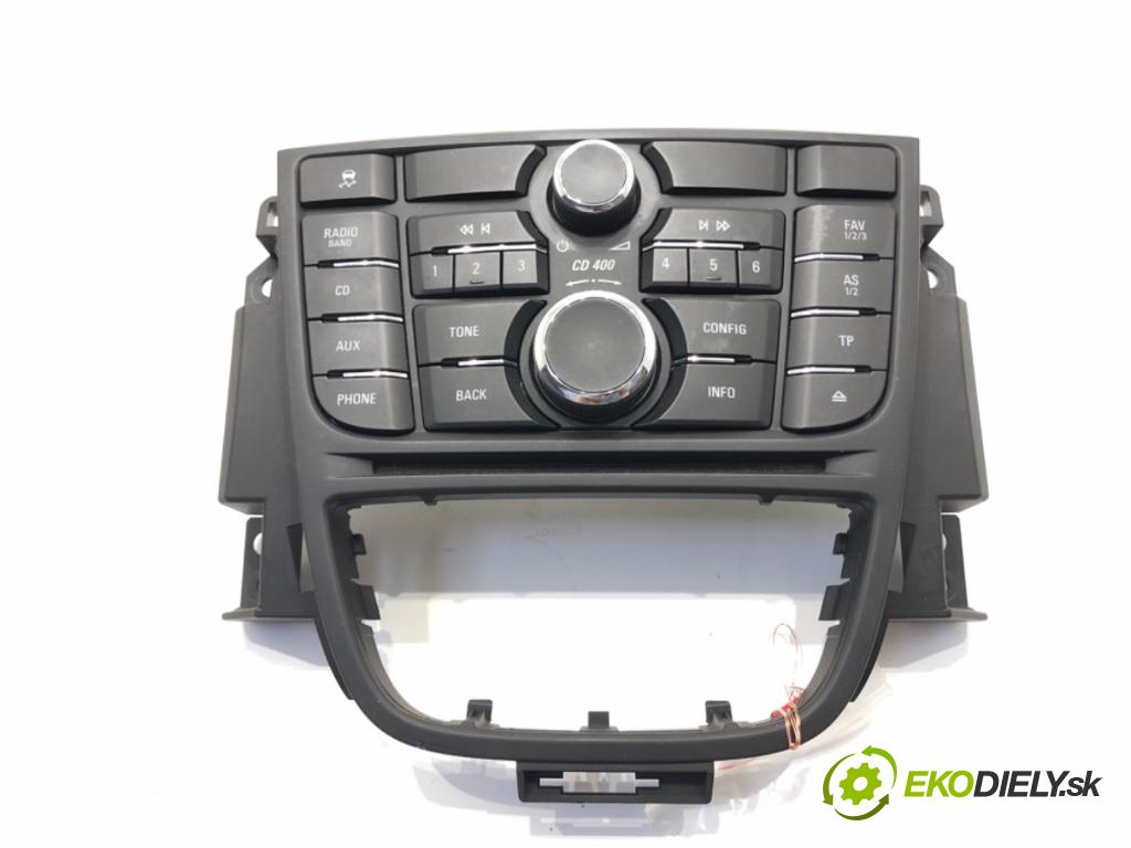 OPEL ASTRA J Kombi 2013 103 kW 1.4 Turbo (35) 1364 Panel ovládania radia 13360091 (Prepínacie páčky pod volantom)