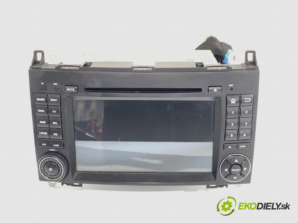 MERCEDES-BENZ W169 liftback 2007 70 kW A 150 (169.031, 169.331) 1498 RADIO Navigácia  (Audio zariadenie)