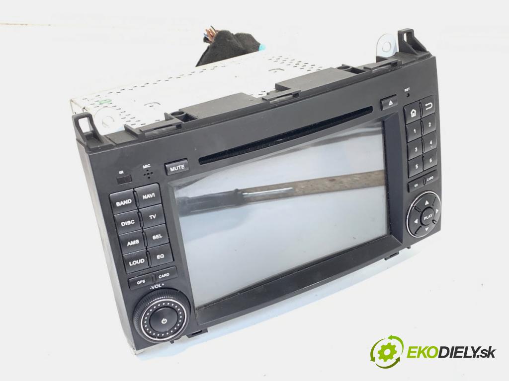 MERCEDES-BENZ W169 liftback 2007 70 kW A 150 (169.031, 169.331) 1498 RADIO Navigácia  (Audio zariadenie)