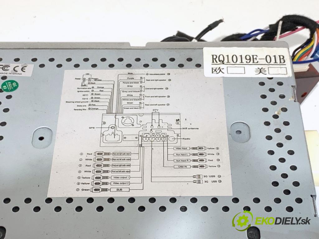 MERCEDES-BENZ W169 liftback 2007 70 kW A 150 (169.031, 169.331) 1498 RADIO Navigácia  (Audio zariadenie)