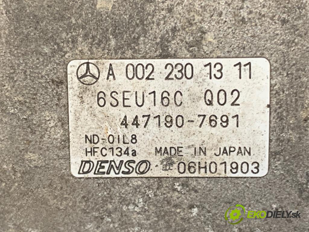 MERCEDES-BENZ W169 liftback 2007 70 kW A 150 (169.031, 169.331) 1498 Kompresor klimatizácie A0022301311 (Kompresor klimatizácie)