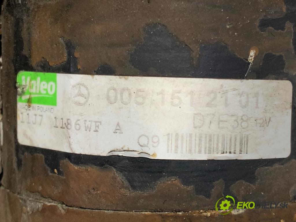 MERCEDES-BENZ W169 liftback 2007 70 kW A 150 (169.031, 169.331) 1498 Štartér 0051512101 (Štartér)