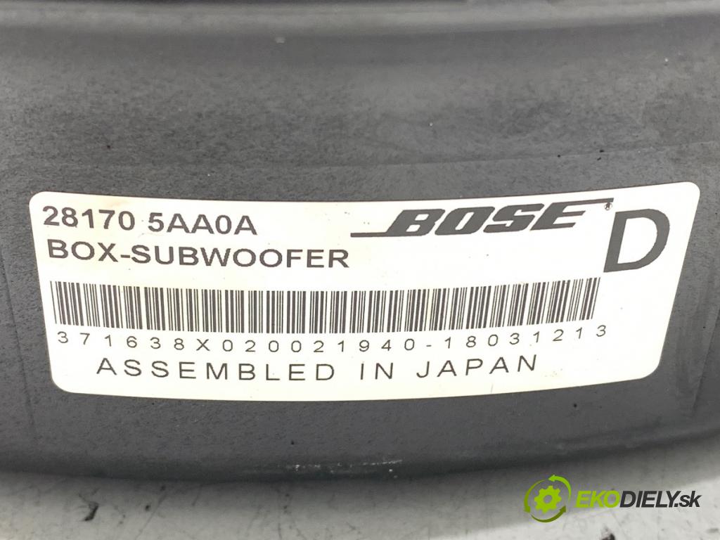 NISSAN X-TRAIL III (T32_, T32R, T32RR) 2013 - 2022    1.6 DIG-T (T32) 120 kW [163 KM] benzyna 2015 - 2022  subwoofer 281705AA0A (Audio zariadenie)
