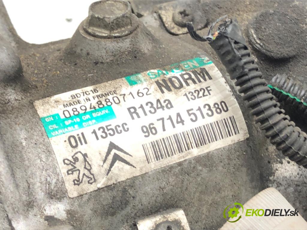CITROEN C4 PICASSO I nadwozie wielkoprzestrzenne (MPV) (UD_) 2006 - 2015    2.0 HDi 165 120 kW [163 KM] olej napędowy 2010 - 2013  Kompresor klimatizácie 9671451380 (Kompresor klimatizácie)
