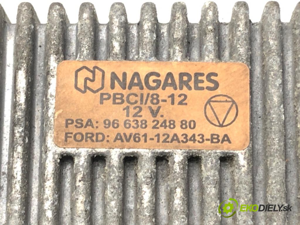 CITROEN C4 PICASSO I nadwozie wielkoprzestrzenne (MPV) 2011 120 kW 2.0 HDi 165 1997 relé sviečok žhavenia 9663824880 (Relé)