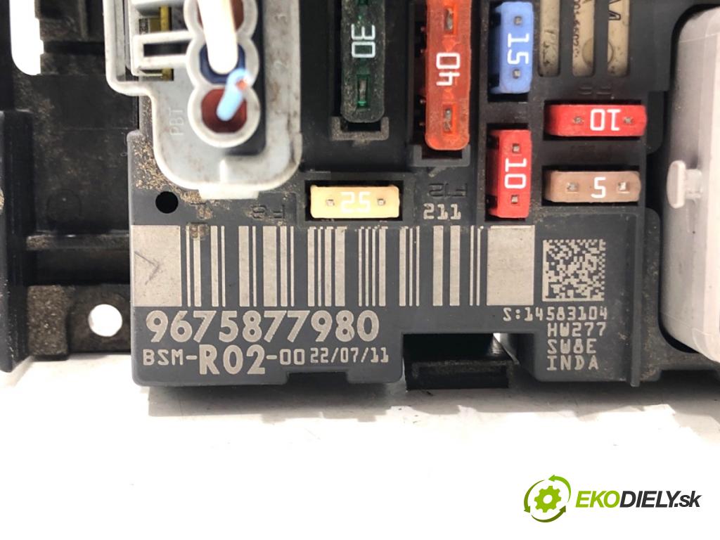 CITROEN C4 PICASSO I nadwozie wielkoprzestrzenne (MPV) 2011 120 kW 2.0 HDi 165 1997 Modul BSM 9675877980 (Riadiaca jednotka ostatné)