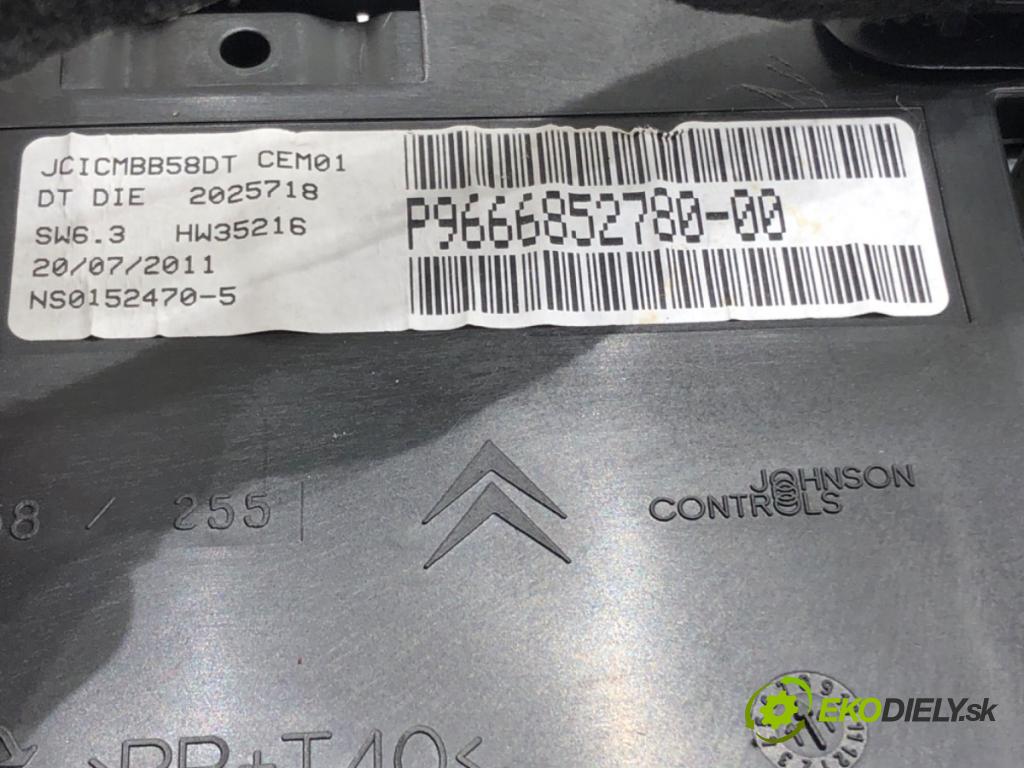 CITROEN C4 PICASSO I nadwozie wielkoprzestrzenne (MPV) (UD_) 2006 - 2015    2.0 HDi 165 120 kW [163 KM] olej napędowy 2010 - 2013  Prístrojovka 9673538580 (Prístrojová doska, displej)