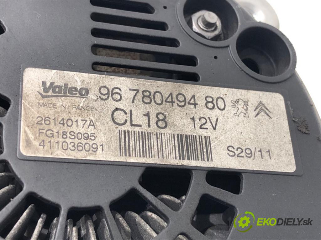 CITROEN C4 PICASSO I nadwozie wielkoprzestrzenne (MPV) (UD_) 2006 - 2015    2.0 HDi 165 120 kW [163 KM] olej napędowy 2010 - 2013  Alternátor 9678049480 (Alternátor)