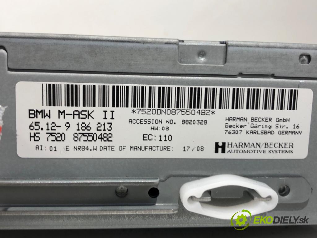 BMW 5 Touring (E61) 2004 - 2010    520 i 125 kW [170 KM] benzyna 2007 - 2010  RADIO 9186213 (Audio zariadenie)