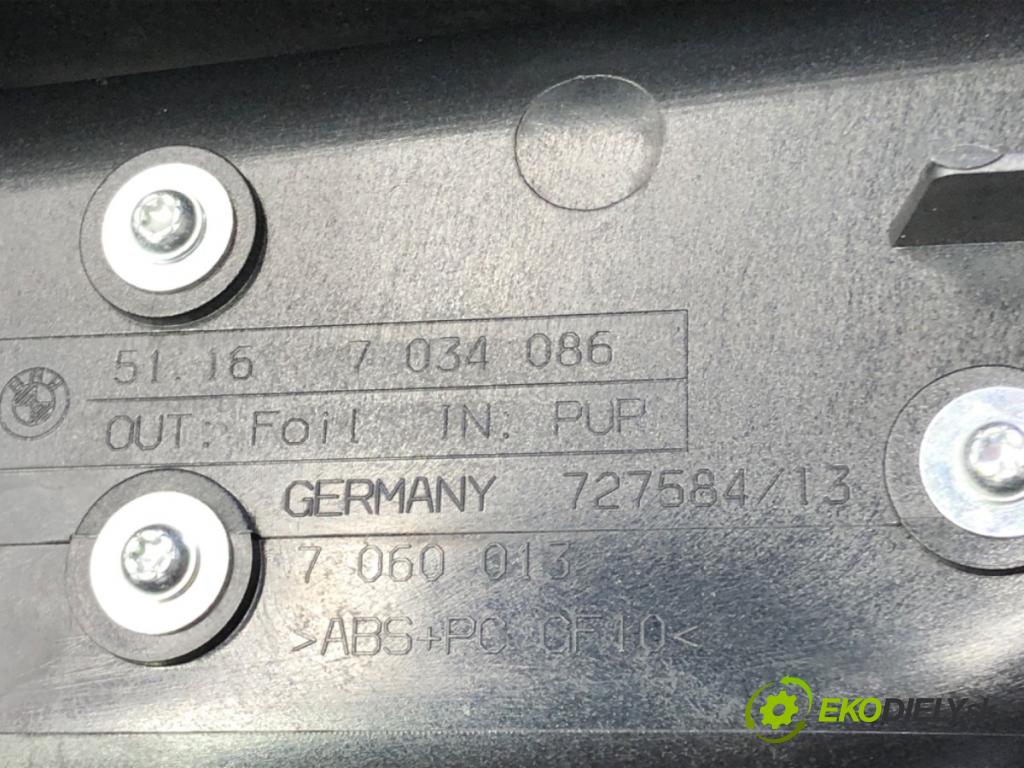 BMW 5 Touring (E61) 2004 - 2010    520 i 125 kW [170 KM] benzyna 2007 - 2010  Tunel stredový  (Stredový tunel / panel)