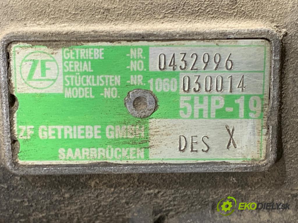 AUDI A6 C5 (4B2) 1997 - 2005    2.4 121 kW [165 KM] benzyna 1997 - 2005  Prevodovka DES (Prevodovka)