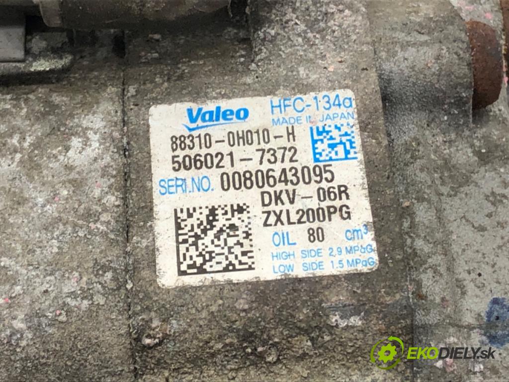 CITROEN C1 (PM_, PN_) 2005 - 2014    1.0 50 kW [68 KM] benzyna 2005 - 2014  Kompresor klimatizácie 88310-0H010-H (Kompresor klimatizácie)