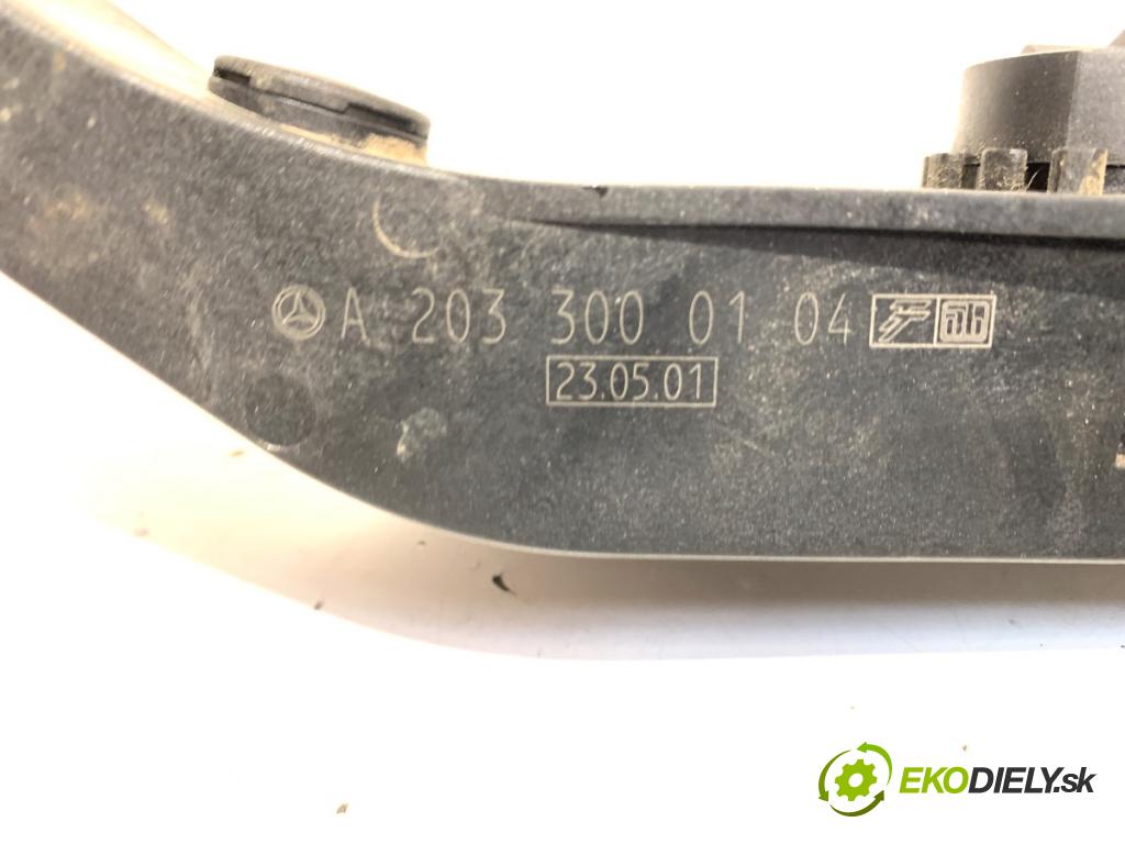 MERCEDES-BENZ W203 sedan 2001 120 kW C 200 Kompressor (203.045) 1998 Potenciometer plynu A2033000104 (Potenciometer plynového pedálu)