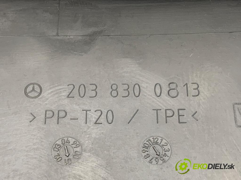 MERCEDES-BENZ KLASA C (W203) 2000 - 2007    C 200 Kompressor (203.045) 120 kW [163 KM] benzyna 2000 - 2002  Torpédo, plast pod čelné okno 2038300813 (Torpédo (plast pod čelným sklom))