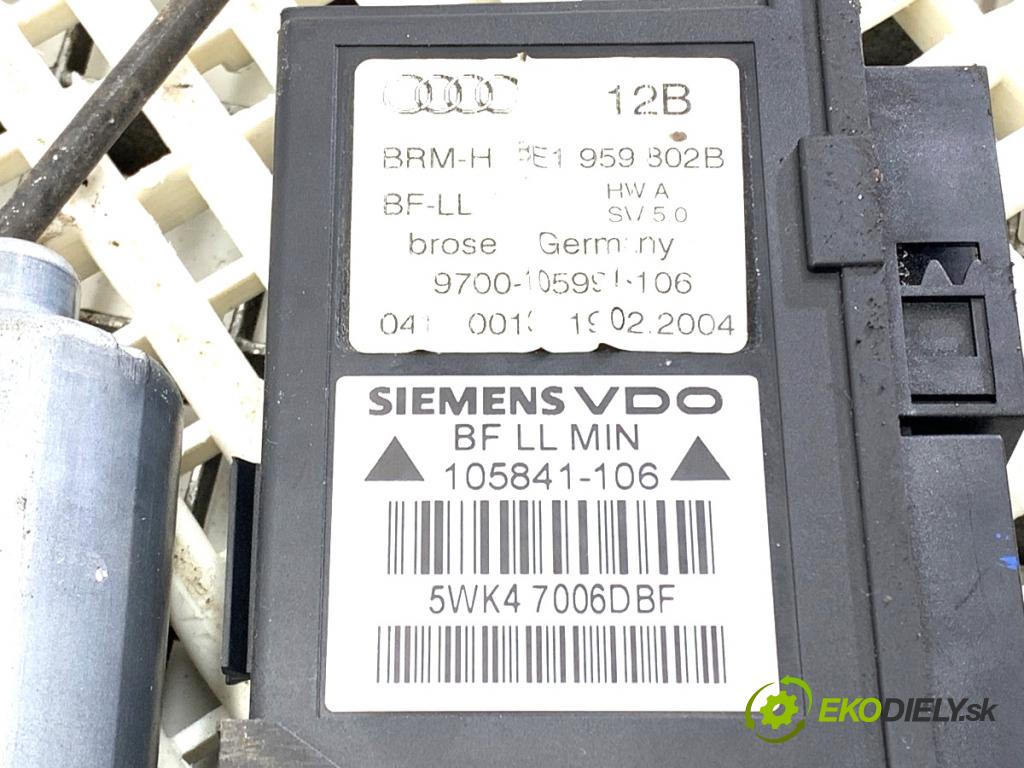 AUDI A4 B6 Kombi 2004 96 kW 1.9 TDI 1896 mechanismus okna pravý přední část 8E1959802B