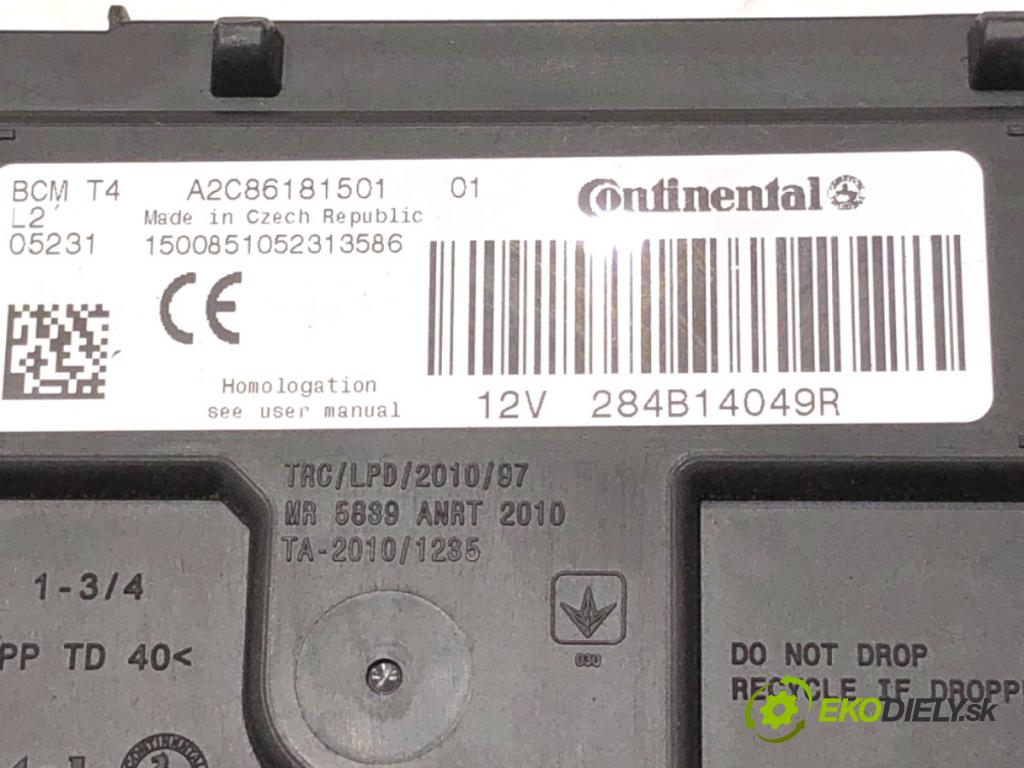 DACIA DUSTER SUV 2015 77 kW 1.6 16V 1598 Modul BCM 284B14049R (Riadiaca jednotka ostatné)