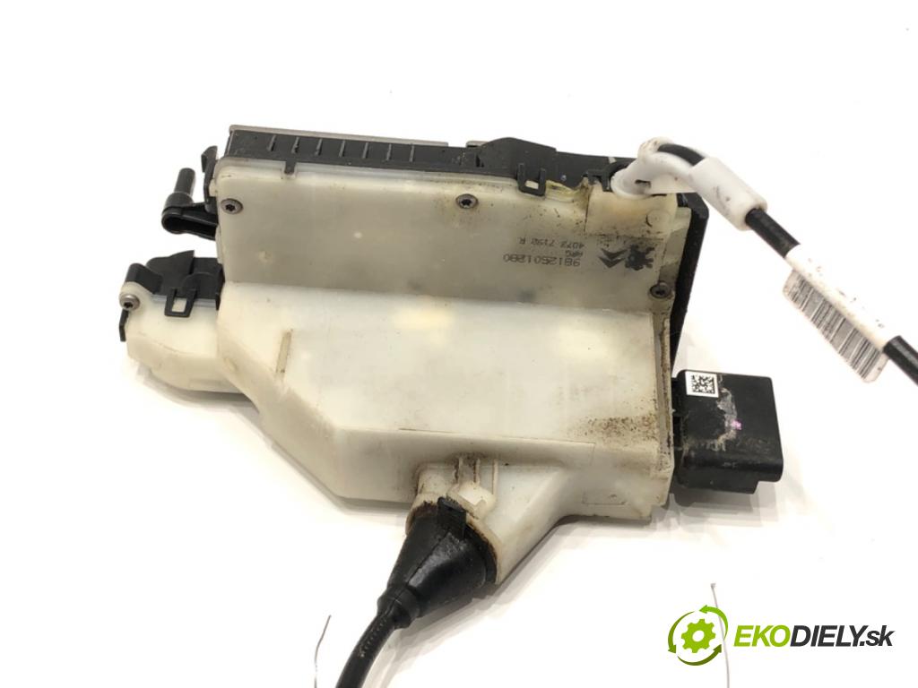 PEUGEOT 2008 I (CU_) 2013 - 2022    1.6 BlueHDi 100 73 kW [100 KM] olej napędowy 2015 - 2022  zámok dveře levý zadní část 9812501280