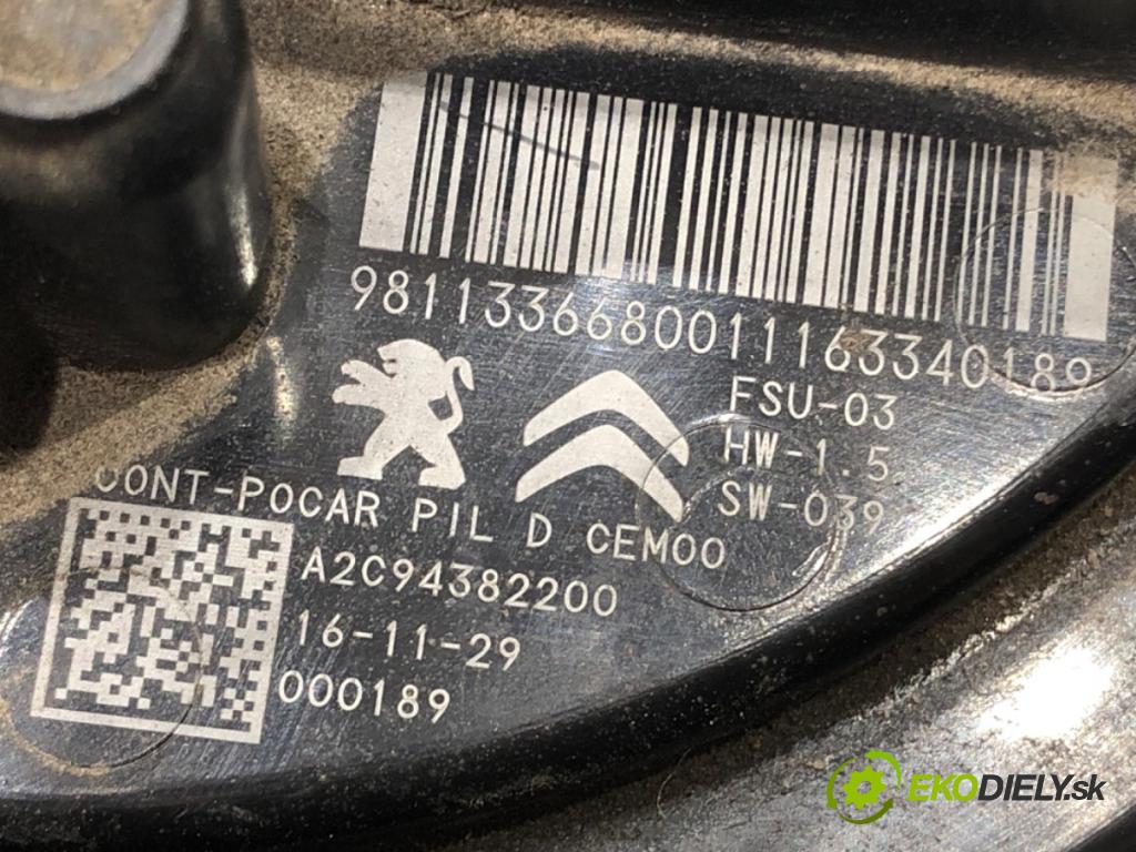 PEUGEOT 2008 I (CU_) 2013 - 2022    1.6 BlueHDi 100 73 kW [100 KM] olej napędowy 2015 - 2022  pumpa paliva 9811336680