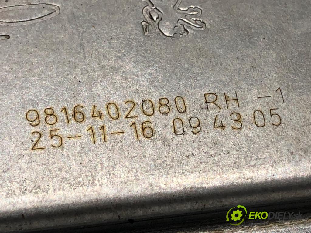 PEUGEOT 2008 I (CU_) 2013 - 2022    1.6 BlueHDi 100 73 kW [100 KM] olej napędowy 2015 - 2022  mechanismus okna pravý přední část 9816401680