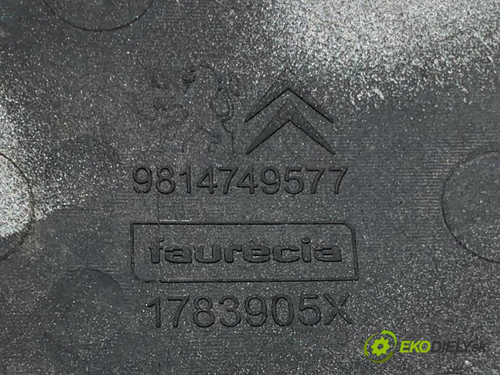 PEUGEOT 2008 I SUV 2017 73 kW 1.6 BlueHDi 100 1560 kryt nárazníka přední část 9814749577