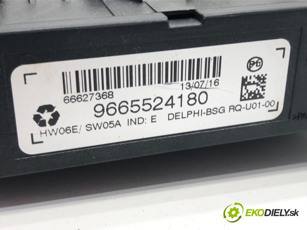 PEUGEOT 2008 I (CU_) 2013 - 2022    1.6 BlueHDi 100 73 kW [100 KM] olej napędowy 2015 - 2022  modul tažného oka 9665524180 (Ostatní)