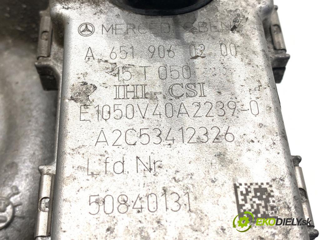 MERCEDES-BENZ KLASA E T-Model (S212) 2009 - 2016    E 200 CDI / BlueTEC (212.205, 212.206) 100 kW [136 KM] olej napędowy 2009 - 2016  turbo A6519060200 (Turbodúchadla (kompletní))