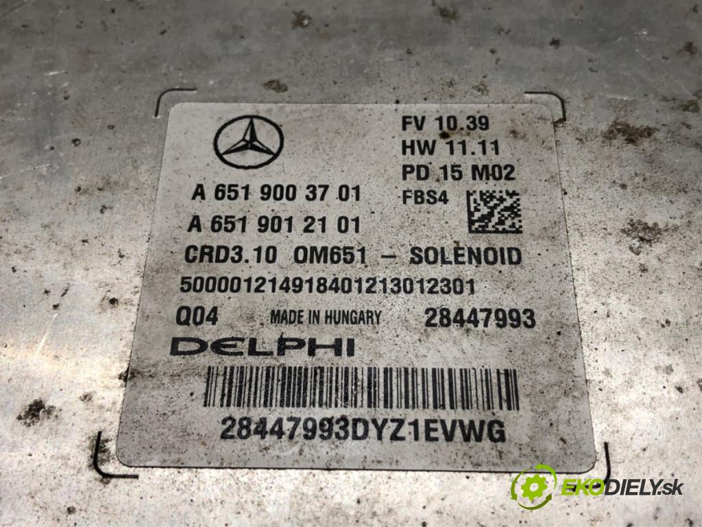 MERCEDES-BENZ KLASA E T-Model (S212) 2009 - 2016    E 200 CDI / BlueTEC (212.205, 212.206) 100 kW [136 KM] olej napędowy 2009 - 2016  riadiaca jednotka Motor A6519003701 (Riadiaca jednotka)