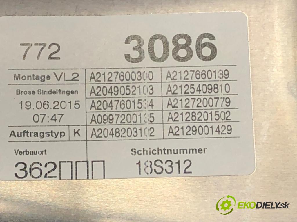 MERCEDES-BENZ KLASA E T-Model (S212) 2009 - 2016    E 200 CDI / BlueTEC (212.205, 212.206) 100 kW [136 KM] olej napędowy 2009 - 2016  mechanismus okna levý přední část A2129066802
