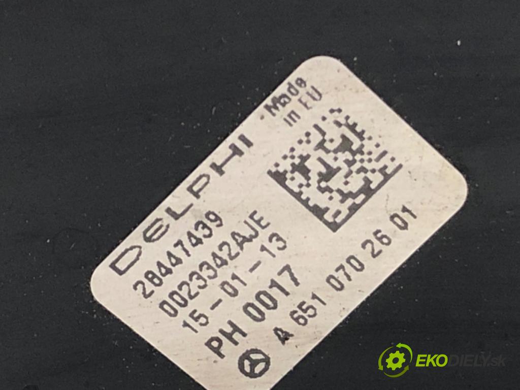 MERCEDES-BENZ S212 Kombi 2015 100 kW E 200 CDI / BlueTEC (212.205, 212.206) 2143 Pumpa vstrekovacia A6510702601 (Vstrekovacie čerpadlo)