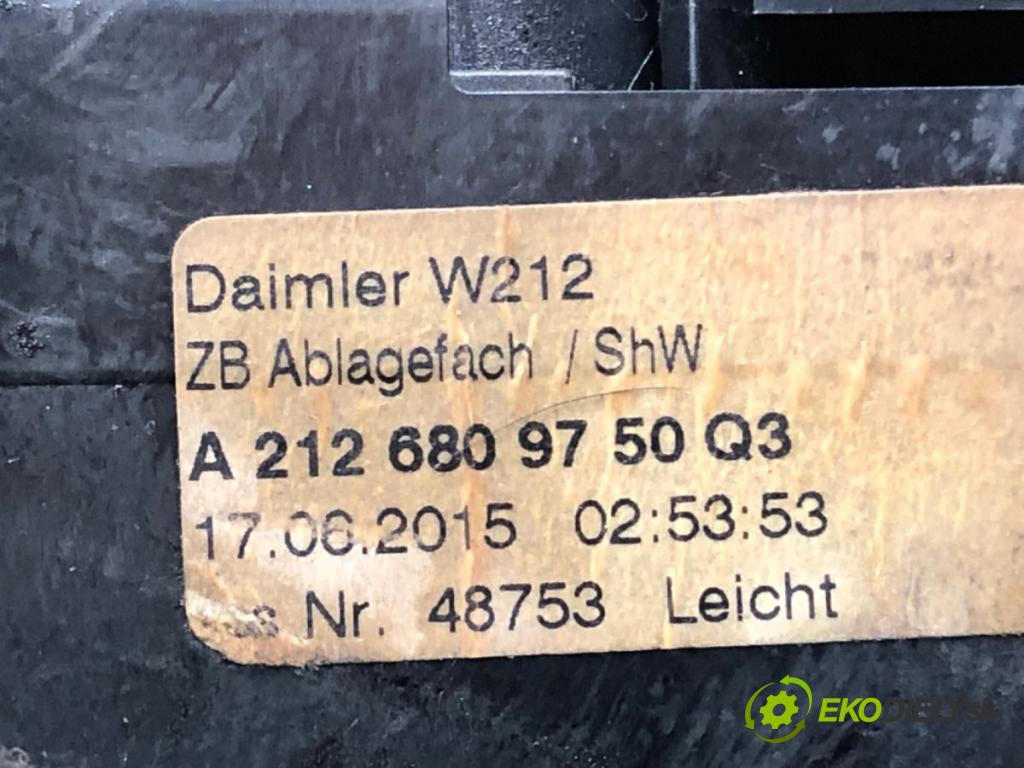 MERCEDES-BENZ S212 Kombi 2015 100 kW E 200 CDI / BlueTEC (212.205, 212.206) 2143 Priehradka, kastlík Popolník A2126809750