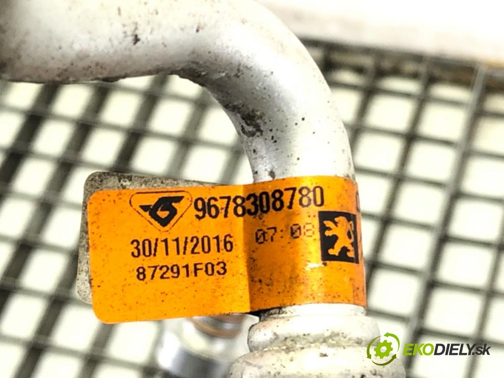 PEUGEOT 2008 I (CU_) 2013 - 2022    1.6 BlueHDi 100 73 kW [100 KM] olej napędowy 2015 - 2022  rúrka klimatizácie 9678308780 (Rúrka klimatizácie)