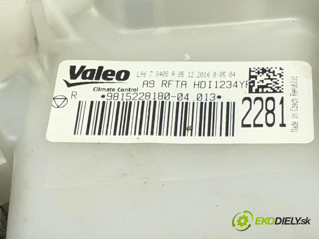 PEUGEOT 2008 I SUV 2017 73 kW 1.6 BlueHDi 100 1560 topné těleso radiátor topení komplet KOMBAJN 9815228180 (Radiátory topení)