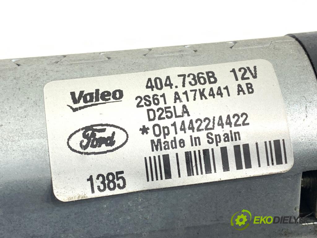 FORD FIESTA V (JH_, JD_) 2001 - 2014    1.4 TDCi 50 kW [68 KM] olej napędowy 2001 - 2008  motor stěračů zadní část 2S61A17K441AB