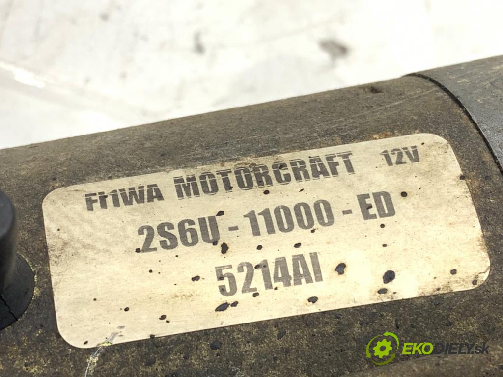 FORD FIESTA V (JH_, JD_) 2001 - 2014    1.4 TDCi 50 kW [68 KM] olej napędowy 2001 - 2008  Štartér 2S6U-11000-ED (Štartér)