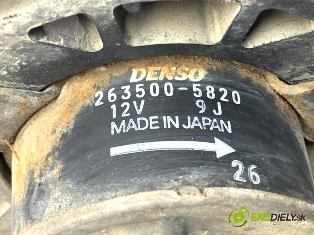 SUZUKI SX4 liftback 2008 79 kW 1.6 VVT (RW 416) 1586 Ventilátor chladiča 263500-5820 (Ventilátor)