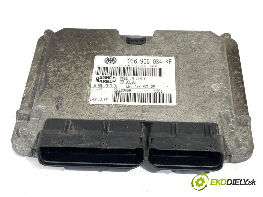 SKODA FABIA I (6Y2) 1999 - 2008    1.4 16V 55 kW [75 KM] benzyna 1999 - 2008  riadiaca jednotka Motor 036906034KE (Riadiaca jednotka)