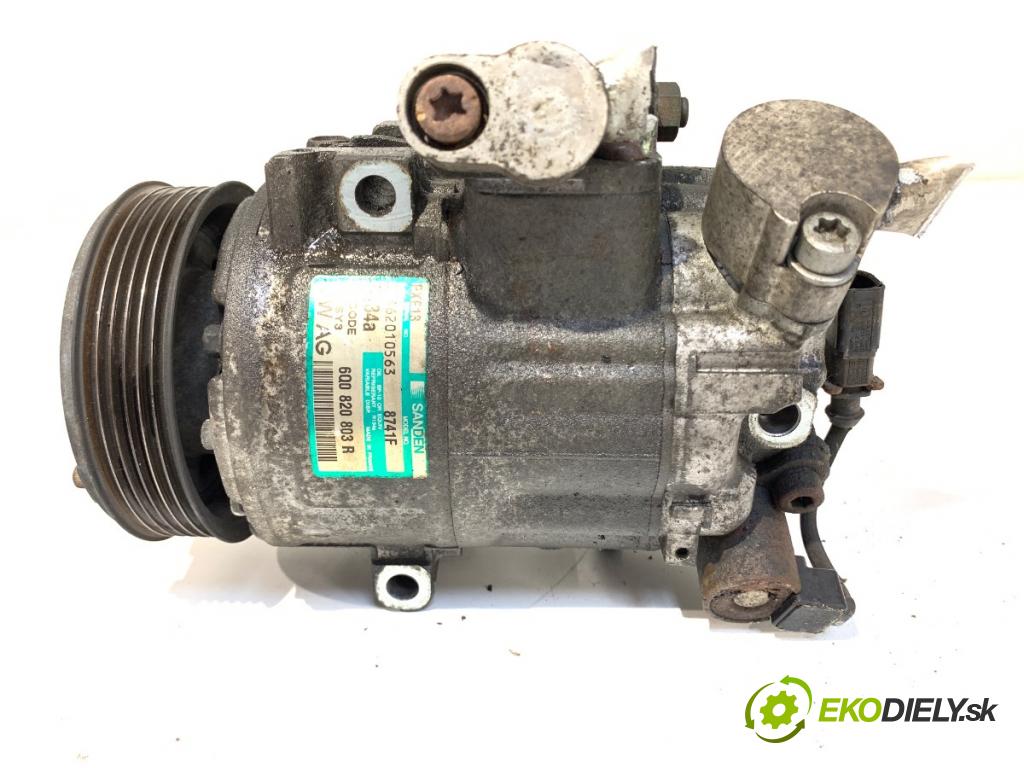 SKODA FABIA I liftback 2005 55 kW 1.4 16V 1390 kompresor klimatizace 6Q0820803R (Kompresory)