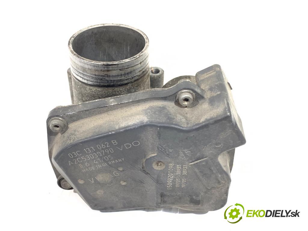 SKODA FABIA I (6Y2) 1999 - 2008    1.4 16V 55 kW [75 KM] benzyna 1999 - 2008  Škrtiaca klapka 03C133062B (Škrtiaca klapka)