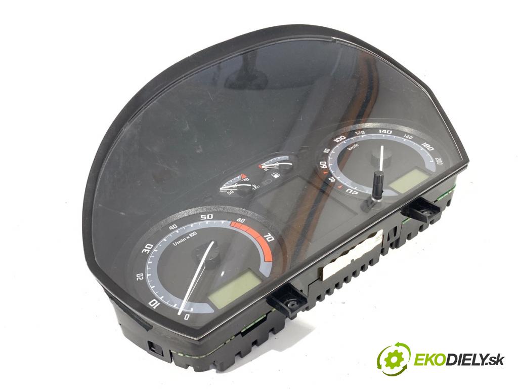 SKODA FABIA I (6Y2) 1999 - 2008    1.4 16V 55 kW [75 KM] benzyna 1999 - 2008  Prístrojovka 6Y0920881L (Prístrojová doska, displej)