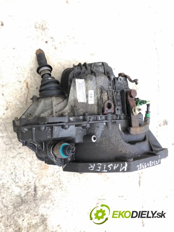 RENAULT MASTER II Autobus (JD) 1998 - 2022    2.5 dCi 120 84 kW [115 KM] olej napędowy 2001 - 2022  Prevodovka PK6070 (Prevodovka)