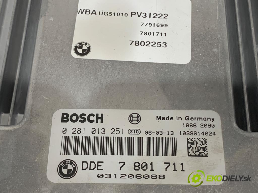 BMW E87 liftback 2006 120 kW 120 d 1995 riadiaca jednotka Motor 7801711 (Riadiaca jednotka)