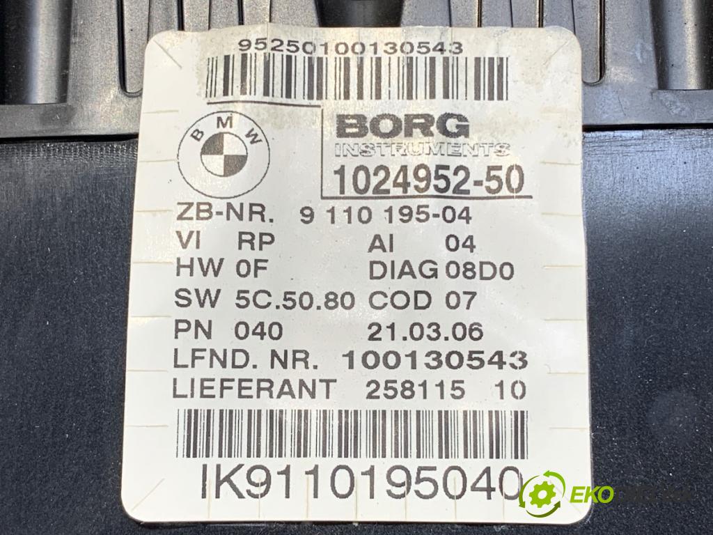 BMW E87 liftback 2006 120 kW 120 d 1995 Prístrojovka 9110195 (Prístrojová doska, displej)