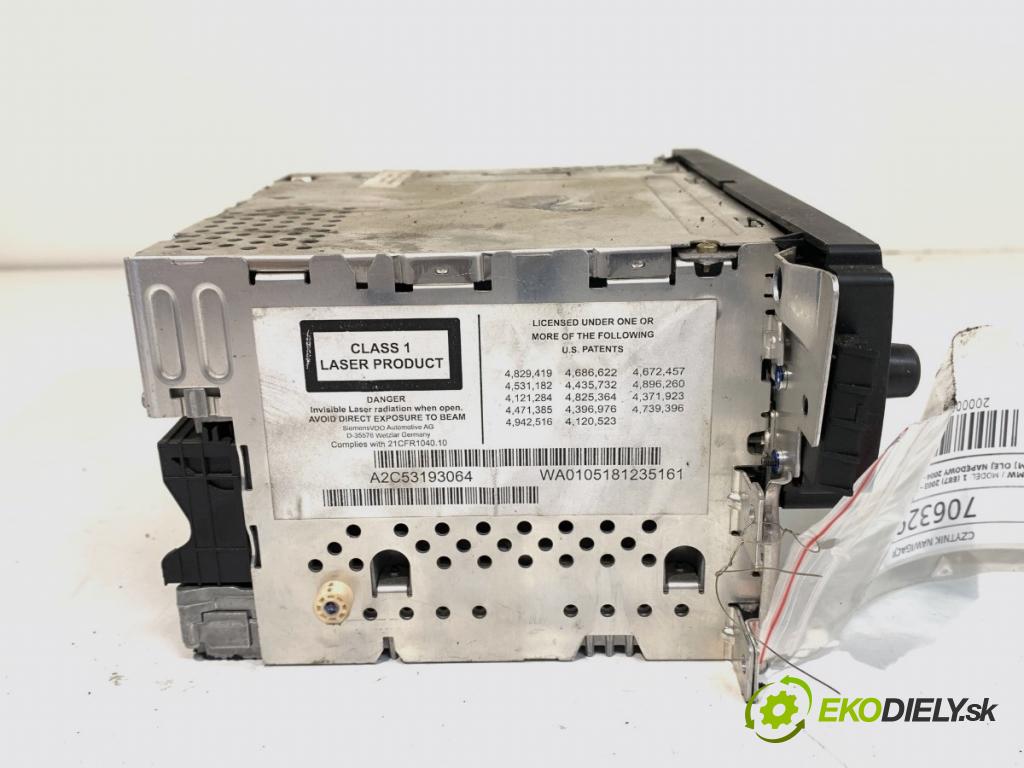 BMW E87 liftback 2006 120 kW 120 d 1995 čítač navigácie 9123091 (Elektrosúčasti ostatné)